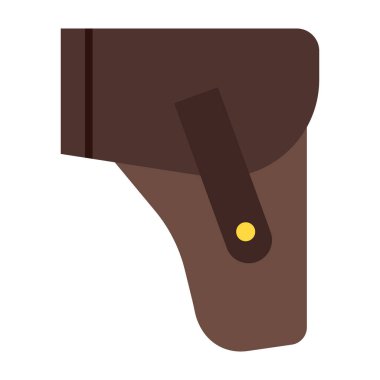 Tabanca kılıfı Düz Simge Tasarımı