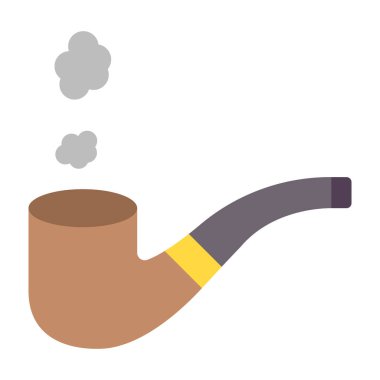 Sigara İçen Boru Simgesi Tasarımı