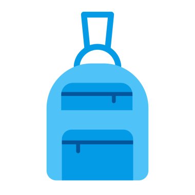 Omuz Torbası Düz Simge Tasarımı