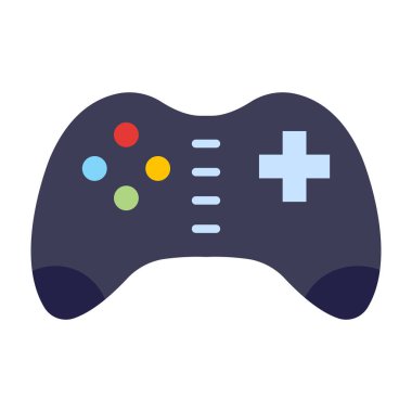 Oyun Konsolu Düz Simge Tasarımı