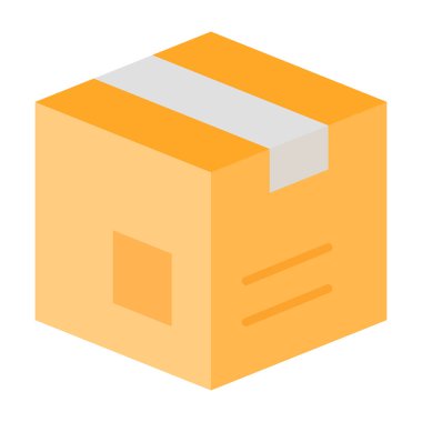 Paket düz simgesi tasarım