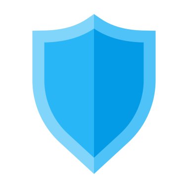 kalkan düz simgesi tasarım