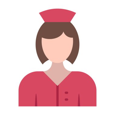 Hava Sunucusu Düz Simge Tasarımı