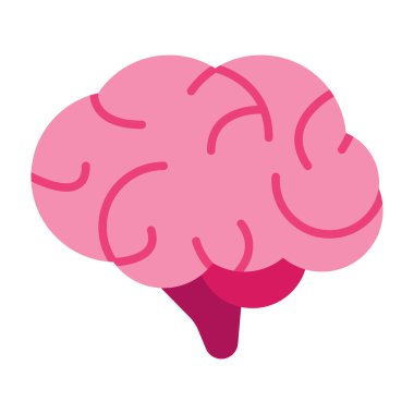 Nöroloji Düz Simge Tasarımı