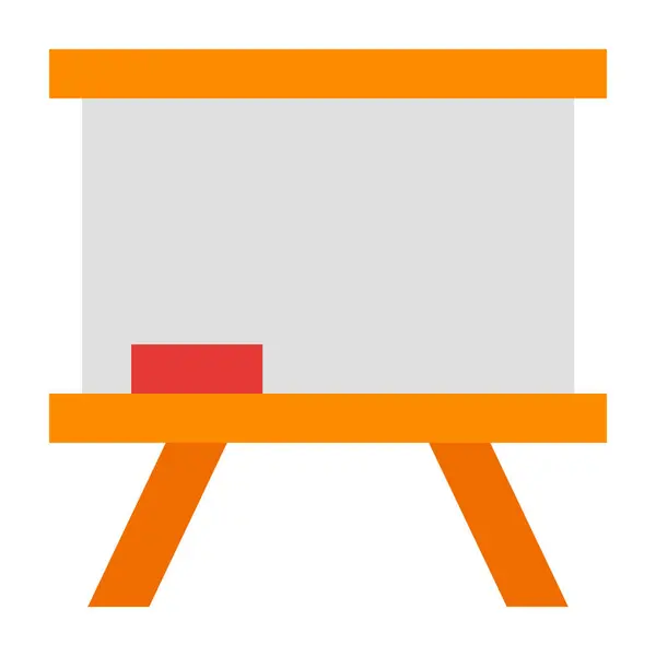 Beyaz tahta düz simgesi tasarım