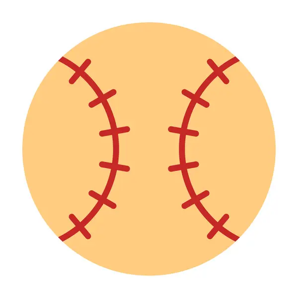 Beyzbol düz simgesi tasarım
