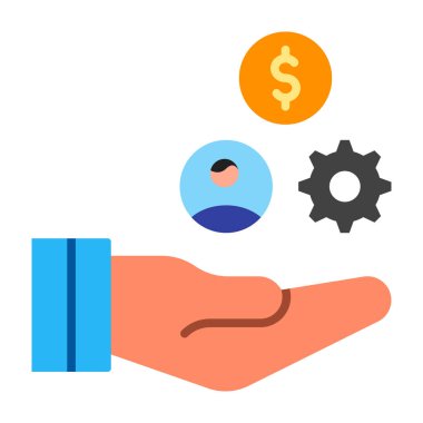 Düz Düz Simge Tasarımı