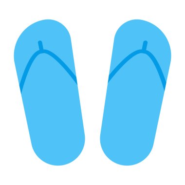 Flipflops Düz Simge Tasarımı