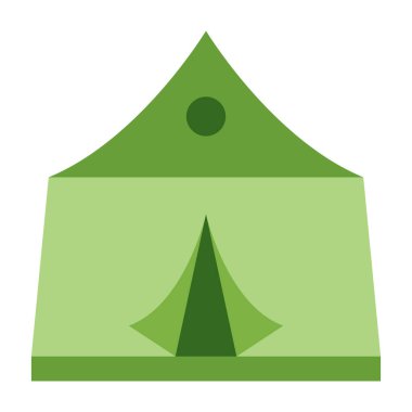 Çadır düz simgesi tasarım