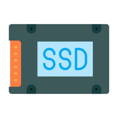 SSD Düz Simge Tasarımı