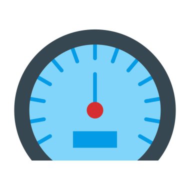 Hız göstergesi Düz Simge Tasarımı