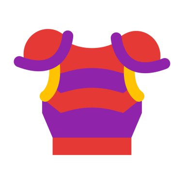 Zırh Düz Simgesi Tasarımı