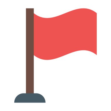 Bayrak düz simgesi tasarım