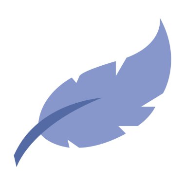 Tüy Düz Simge Tasarımı