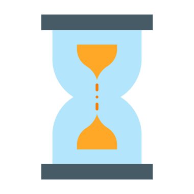 kum saati düz simgesi tasarım