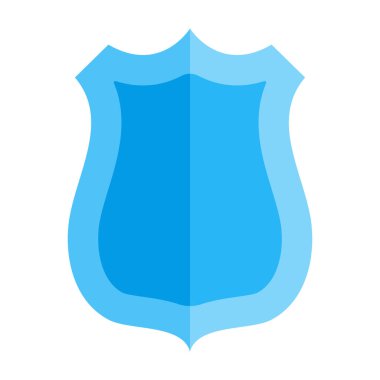 kalkan düz simgesi tasarım