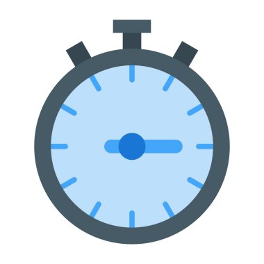 Zamanlayıcı Düz Simge Tasarımı