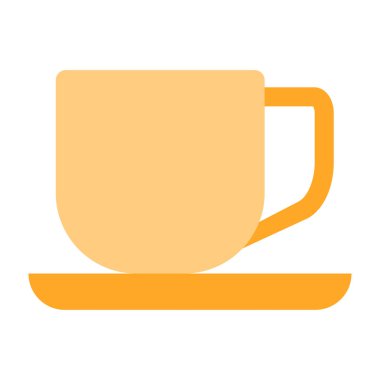 Cup Düz Simge Tasarımı
