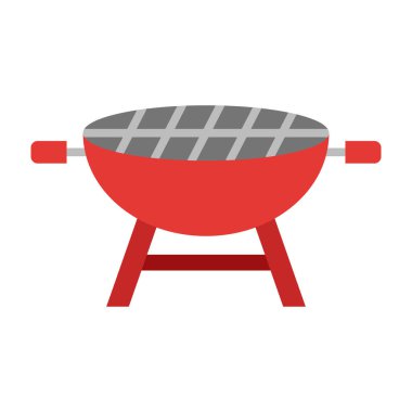 Izgara Düz Simge Tasarımı