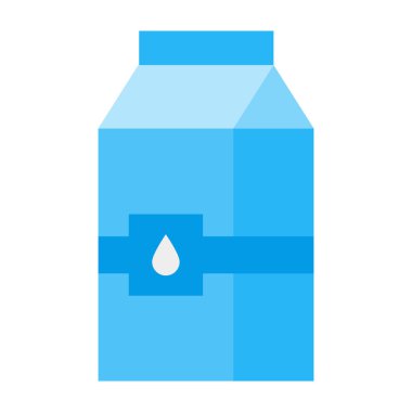 Süt Düz Simgesi Tasarımı