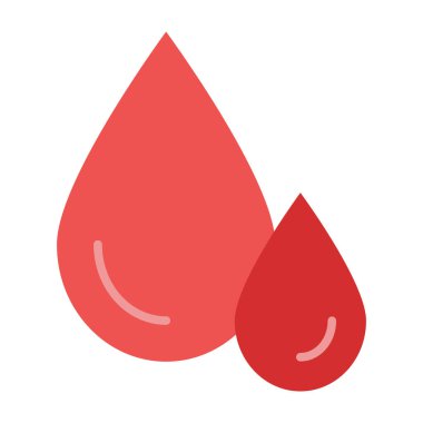 Kan Düz Simgesi Tasarımı