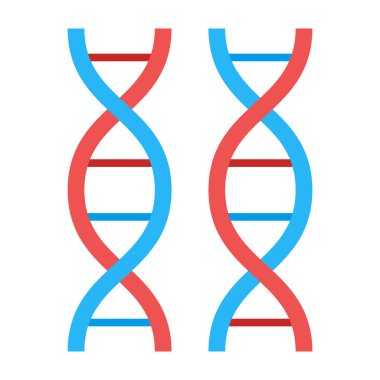 DNA Düz Simge Tasarımı