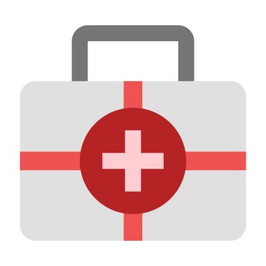 İlk Yardım Düz Simgesi Tasarımı