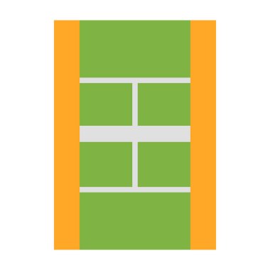 Court Düz Simge Tasarımı