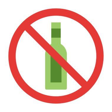 İçecek Düz Simge Tasarımı Yok