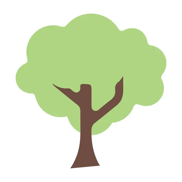 Ağaç düz simgesi tasarım