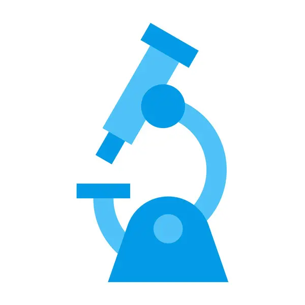 Mikroskop Düz Simge Tasarımı