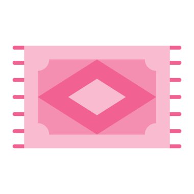 Banyo Mat Düz Simge Tasarımı