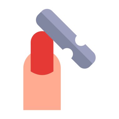 Çivi Dosyası Düz Simge Tasarımı