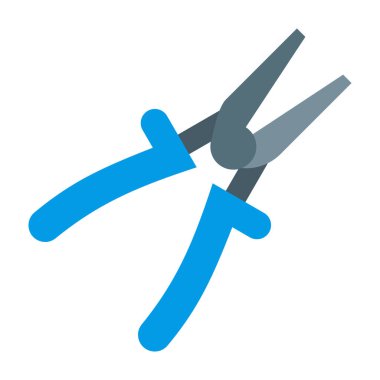 Burun Pensesi Düz Simge Tasarımı