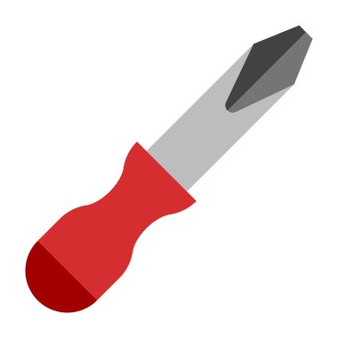 Phillips Tornavida Düz Simge Tasarımı