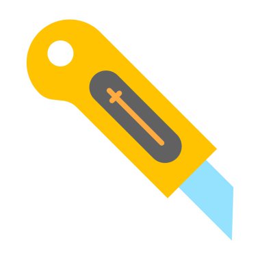 Yararlı Bıçak Düz Simge Tasarımı