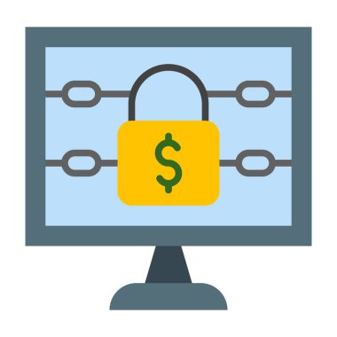 Fidye Düz Simgesi Tasarımı