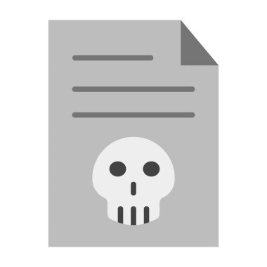 Virüs Saldırısı Düz Simge Tasarımı