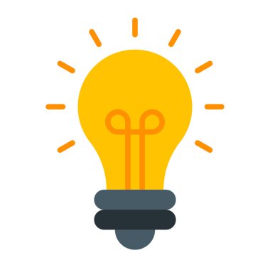 Düz Fikir Simgesi Tasarımı