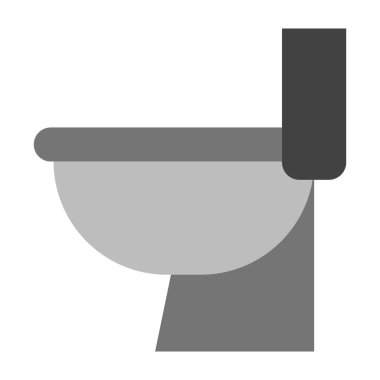 Tuvalet Düz Simgesi Tasarımı