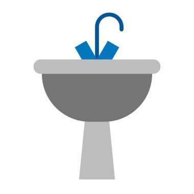 Sink Düz Simge Tasarımı