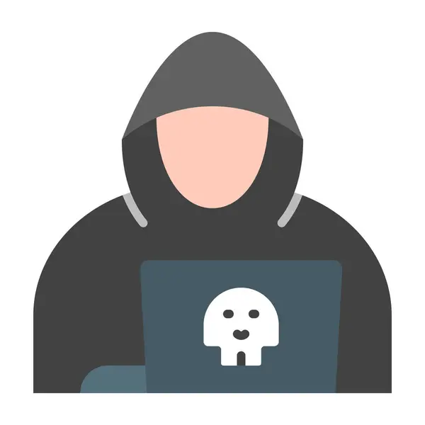 Hacker Düz Simge Tasarımı