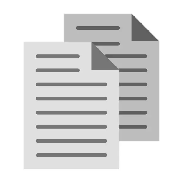 Belgeler Düz Simge Tasarımı