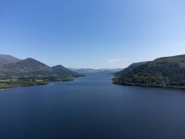 Havadan Bassenthwaite, bir DJI Mini 2 ile vuruldu.