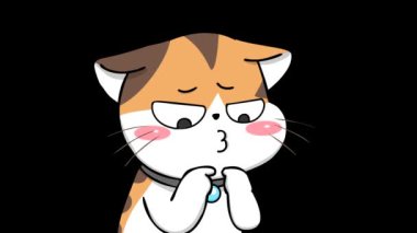 Backgruond 'da Belirsiz Kedi Animasyonu