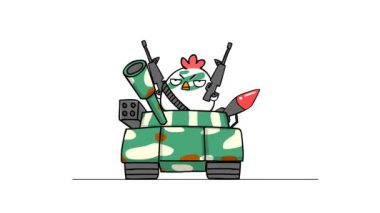 Tankta Savaşa Hazır Yumurta - Yeşil Ekran