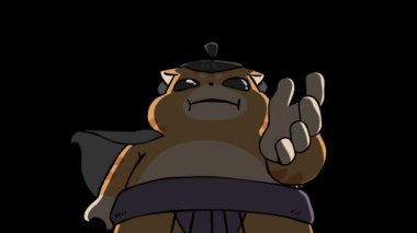 Sumo Kedi Dövüş Animasyonu