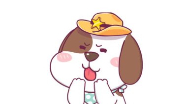 Canlandırılmış Beagle Şerifi Gülüyor 