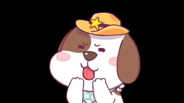 Canlandırılmış Beagle Şerifi Gülüyor 