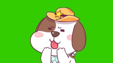 Canlandırılmış Beagle Şerifi Gülüyor 